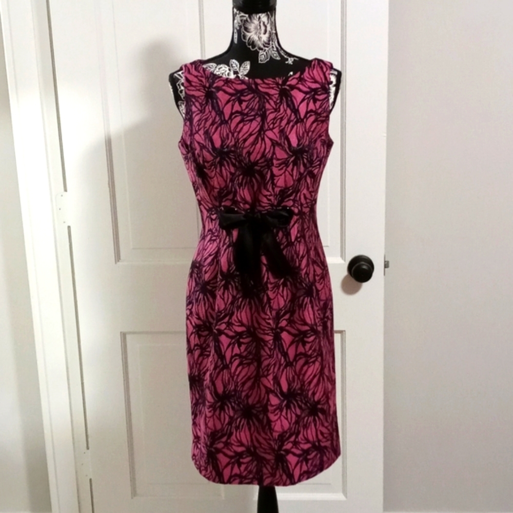 🖤Taylor🖤 - Magenta/Black Lace Cocktail Dress